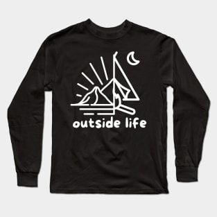 outside life (light design) Long Sleeve T-Shirt